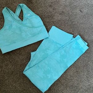 Gymshark Other - Gymshark Camo Seamless Leggings/Sports Bra Gymshark Other - Gymshark Camo Seamless Leggings/Sports Bra